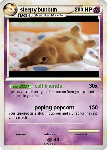 Pokemon sleepy bunbun