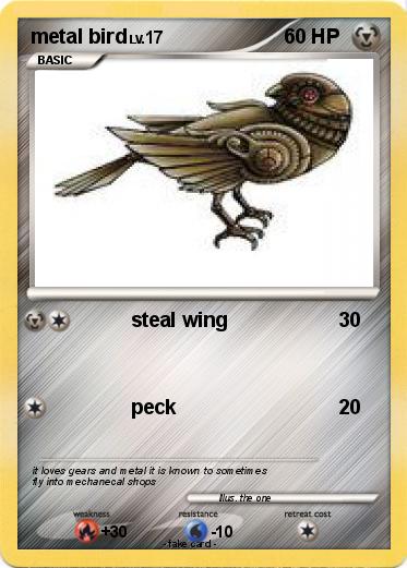 Pokemon metal bird