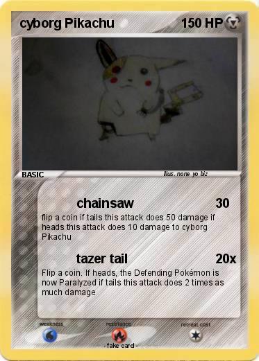 Pokemon cyborg Pikachu