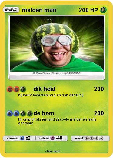 Pokemon meloen man