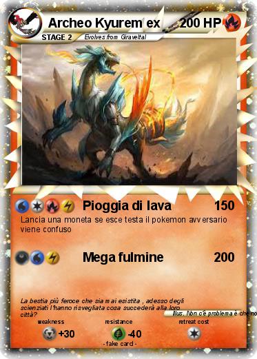 Pokemon Archeo Kyurem ex