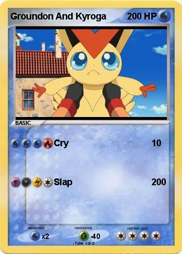 Pokemon Groundon And Kyroga