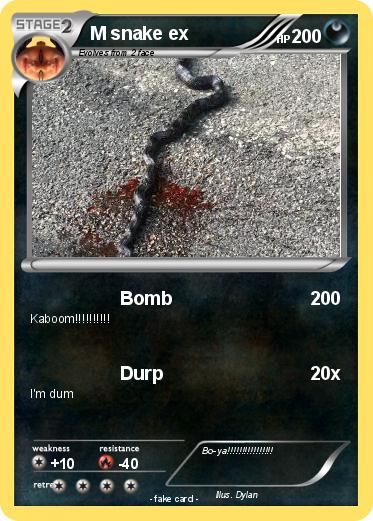 Pokemon M snake ex