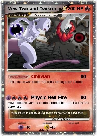 Pokemon Mew Two and Darkria