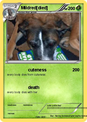 Pokemon Mildred[died]