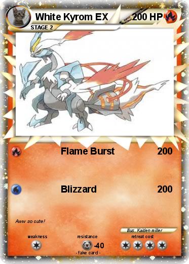 Pokemon White Kyrom EX