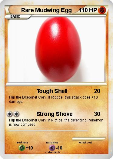Pokemon Rare Mudwing Egg