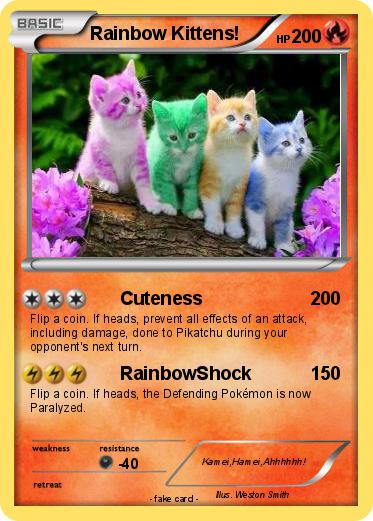 Pokemon Rainbow Kittens!