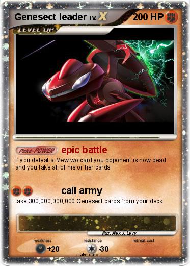 Pokemon Genesect leader