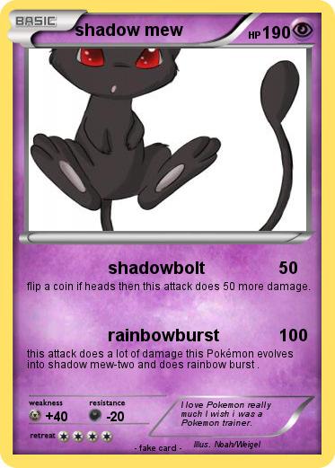 Pokemon shadow mew