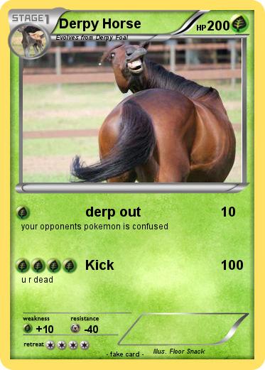 Pokemon Derpy Horse