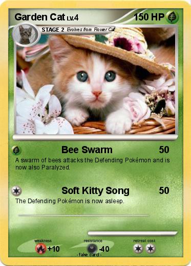 Pokemon Garden Cat