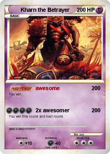Pokemon Kharn the Betrayer