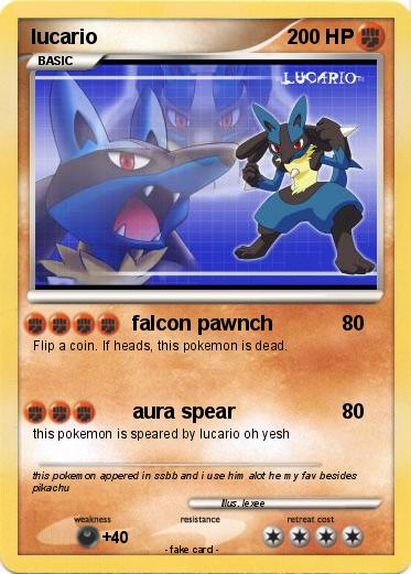 Pokemon lucario