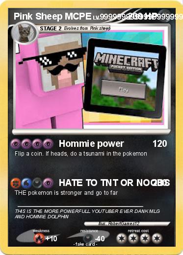 Pokemon Pink Sheep MCPE