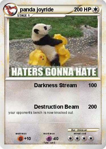 Pokemon panda joyride