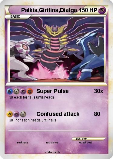 Pokemon Palkia,Giritina,Dialga