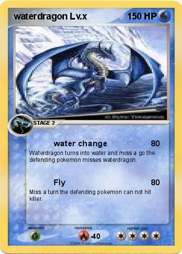 Pokemon waterdragon Lv.x