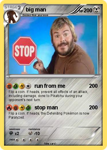 Pokemon big man