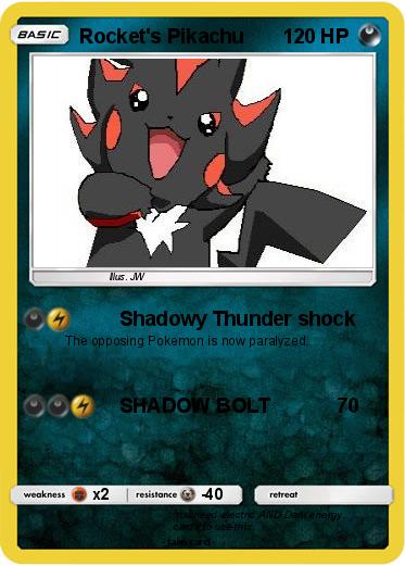 Pokemon Rocket's Pikachu