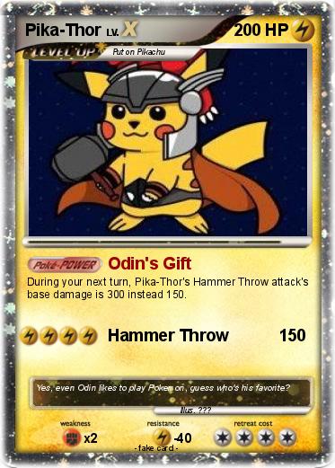 Pokemon Pika-Thor