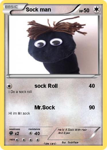 Pokemon Sock man