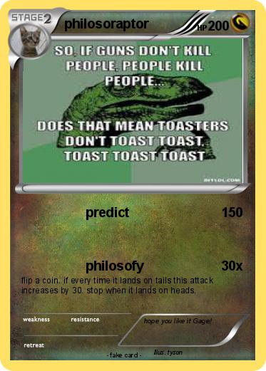 Pokemon philosoraptor