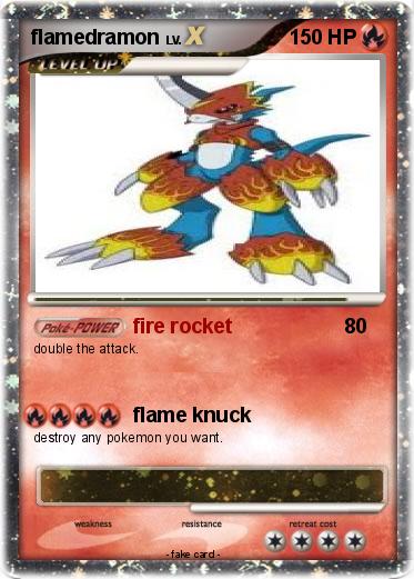 Pokemon flamedramon