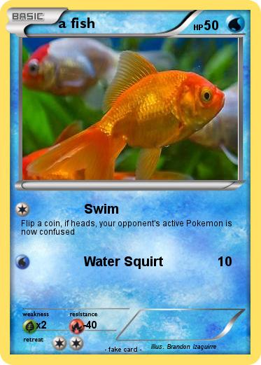 Pokemon a fish