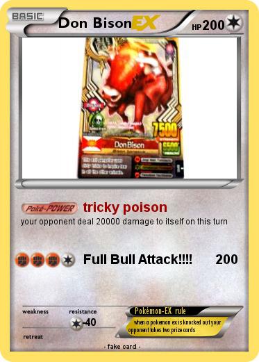 Pokemon Don Bison