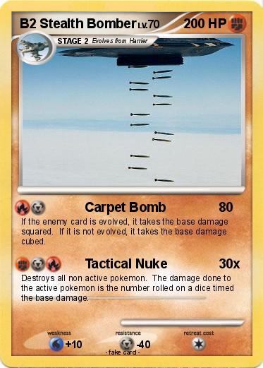 Pokemon B2 Stealth Bomber