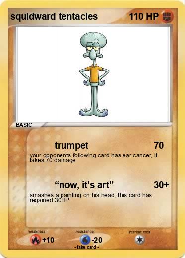 Pokemon squidward tentacles