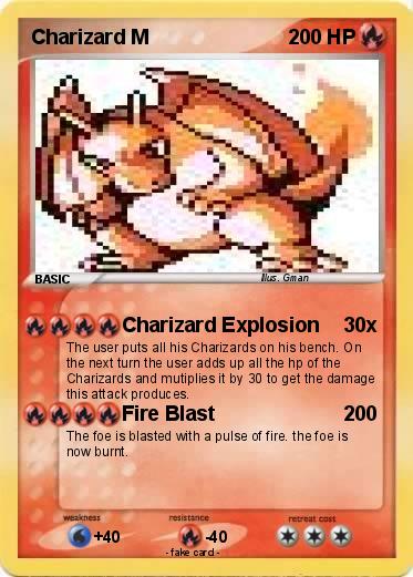 Pokemon Charizard M