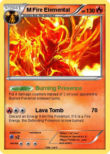 Pokemon M Fire Elemental