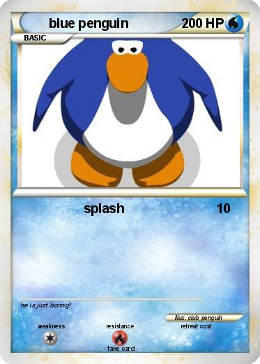 Pokemon blue penguin