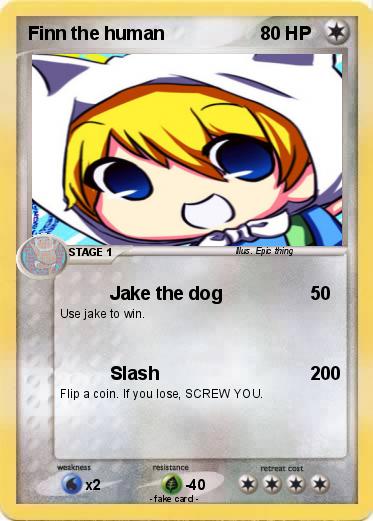 Pokemon Finn the human
