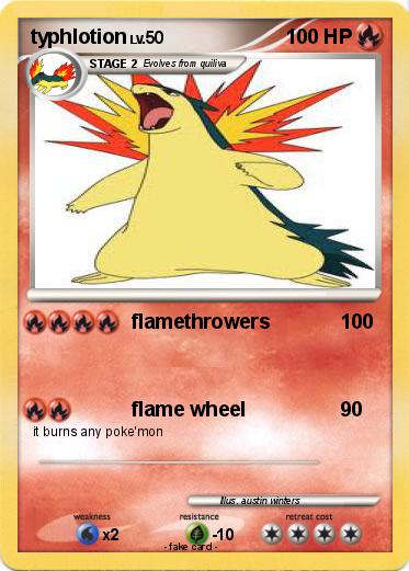 Pokemon typhlotion