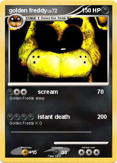 Pokemon golden freddy