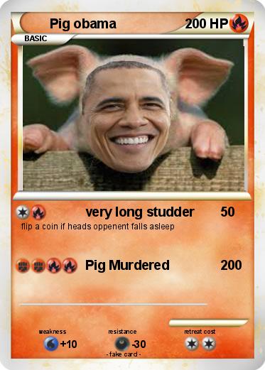 Pokemon Pig obama