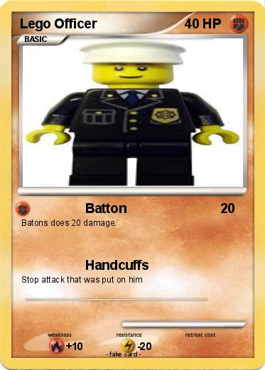 Pokemon Lego Officer