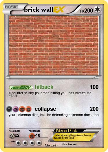 Pokemon brick wall