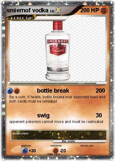 Pokemon smiernof vodka