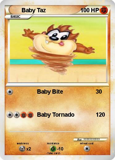 Pokemon Baby Taz