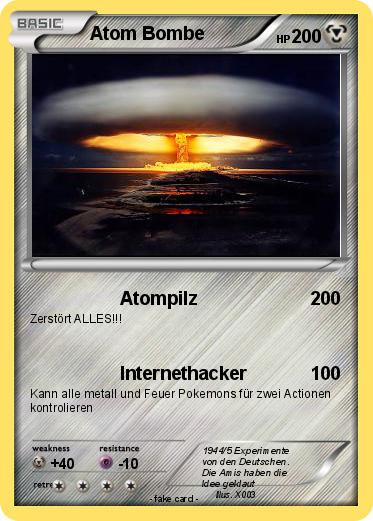 Pokemon Atom Bombe
