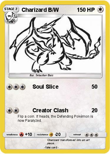 Pokemon Charizard B/W