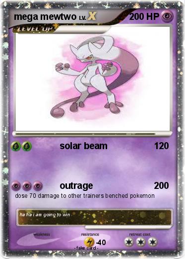 Pokemon mega mewtwo