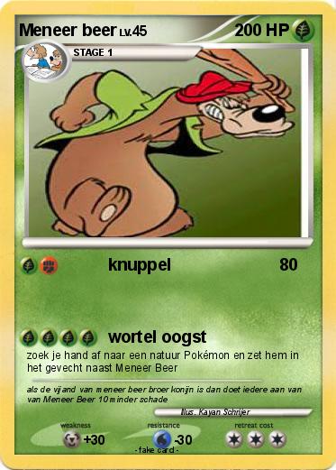 Pokemon Meneer beer