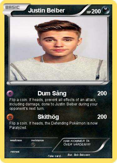 Pokemon Justin Beiber