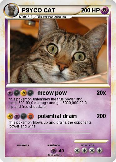 Pokemon PSYCO CAT