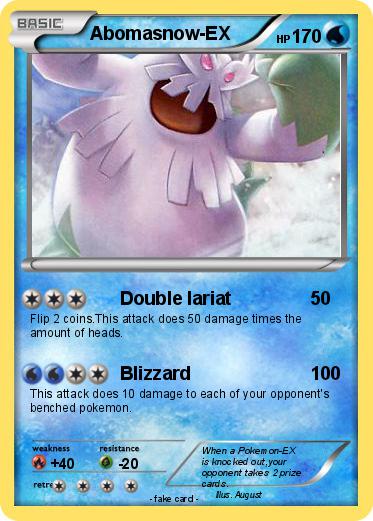 Pokemon Abomasnow-EX